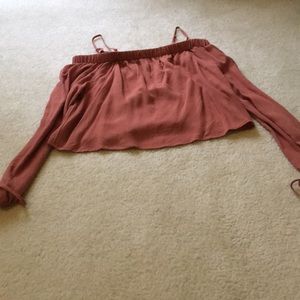 Pacsun off the shoulder shirt